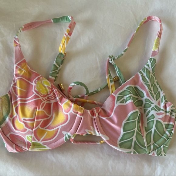 KENNY FLOWERS - Bahamas Print Banded Bottom and Underwire Bikini Top - Picture 10 of 10